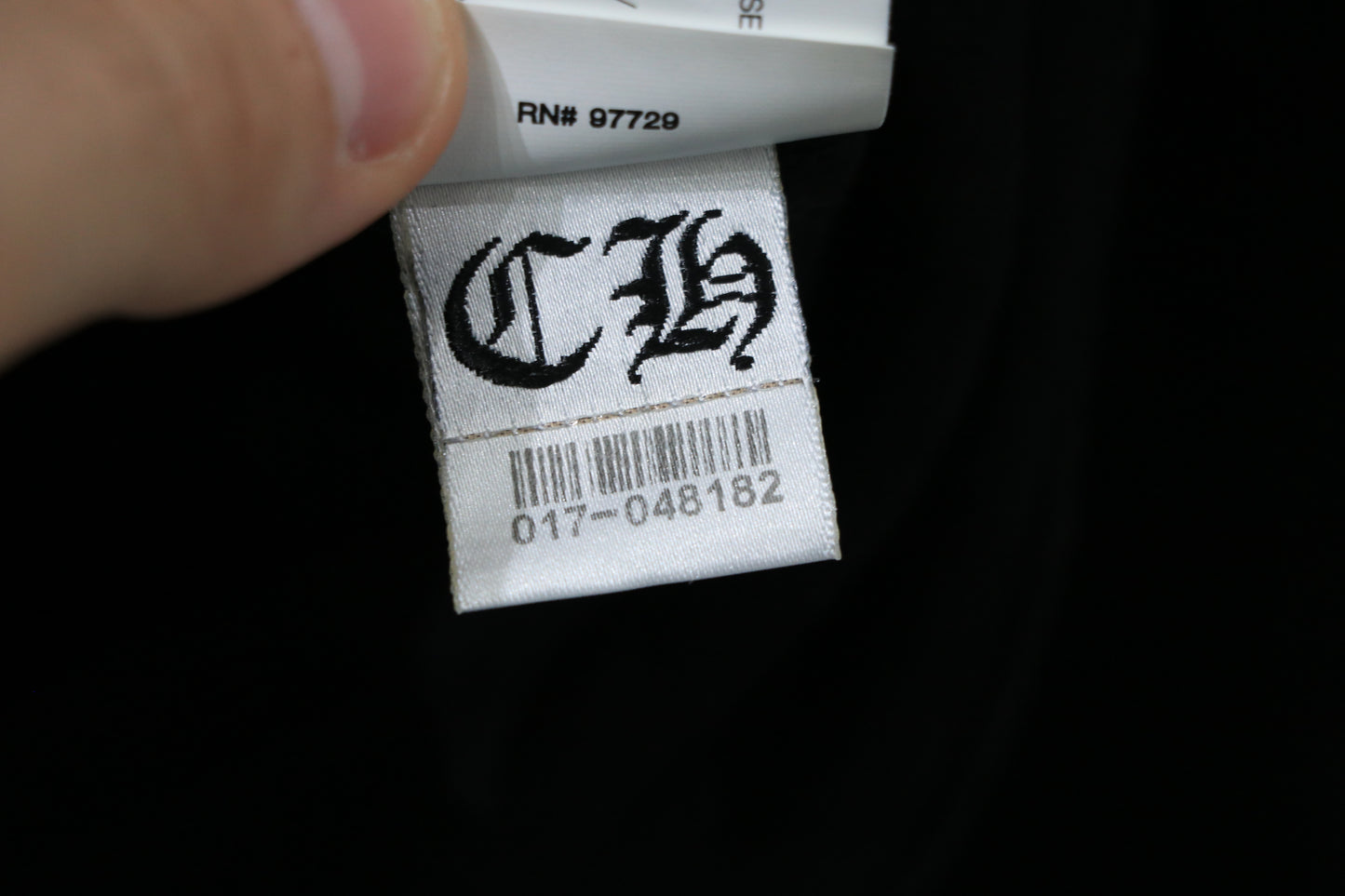 Chrome Hearts Thermal Zip Up Hoodie Vine Dagger Triple Cross American Flag Black XL | AVNTGRDNY NYC