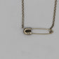 Chrome Hearts Safety Pin Necklace Silver on 20” Roll Chain | AVNTGRDNY NYC