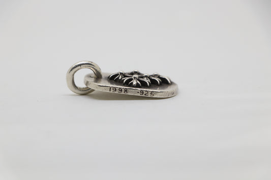 Chrome Hearts Raised Cemetery Dog Tag Pendant .925 Silver | AVNTGRDNY NYC