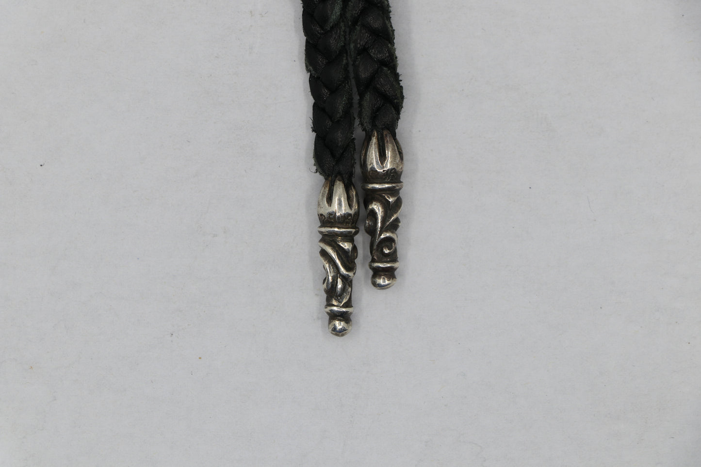 Chrome Hearts Celtic Cross Pendant with Attached Leather Necklace Sterling Silver| AVNTGRDNY NYC