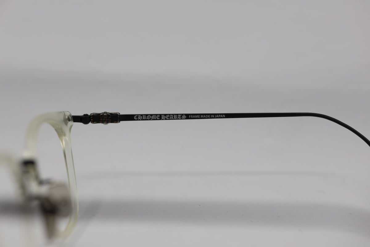 Chrome Hearts Shagass Clear Glasses Frames Only | AVNTGRDNY NYC