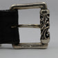 Chrome Hearts 3 Piece Roller Belt Size 32 Leather & Sterling Silver | AVNTGRDNY NYC