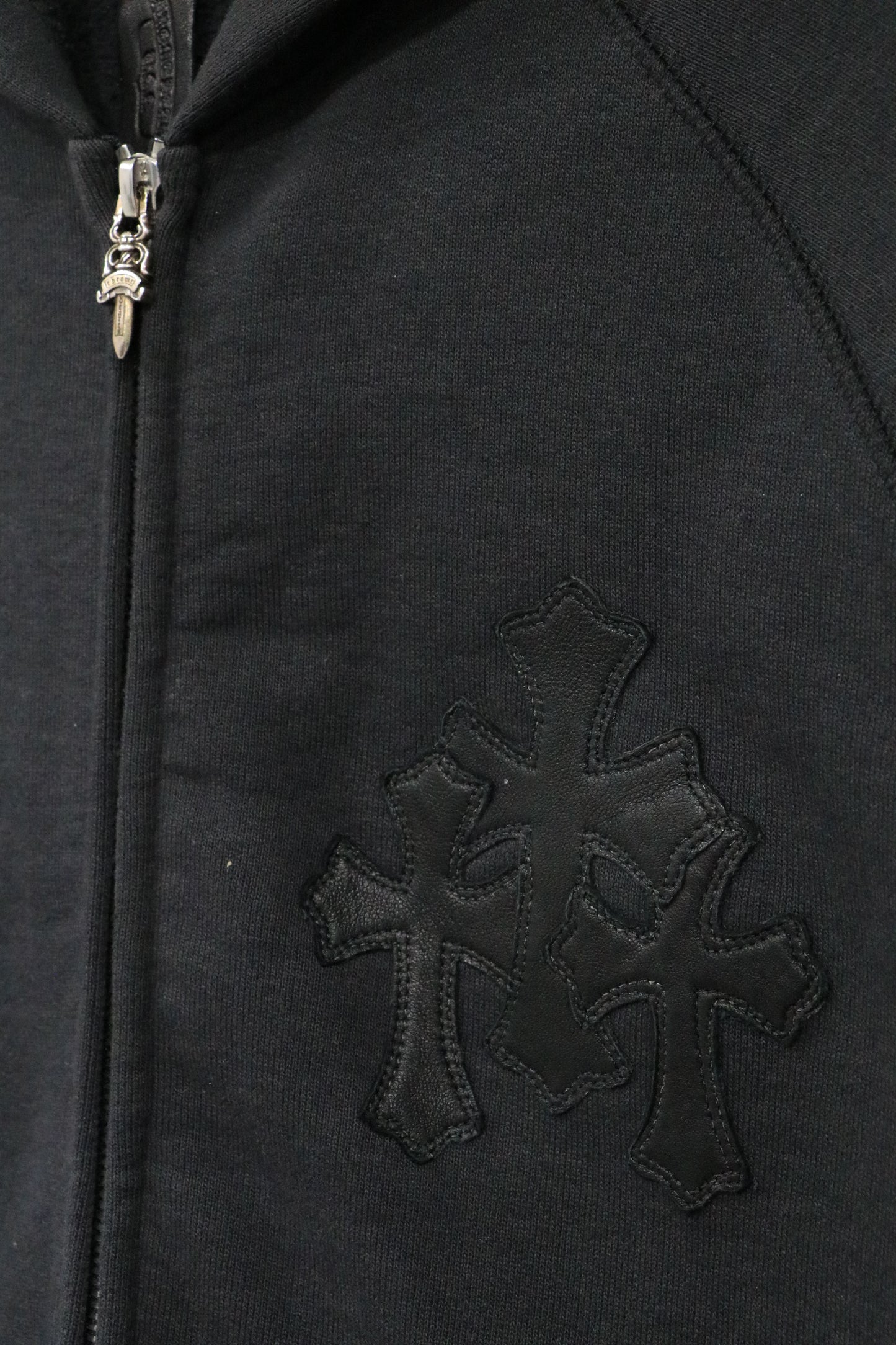 Chrome Hearts Paper Jam Zip Up Hoodie Black Size Medium| AVNTGRDNY NYC
