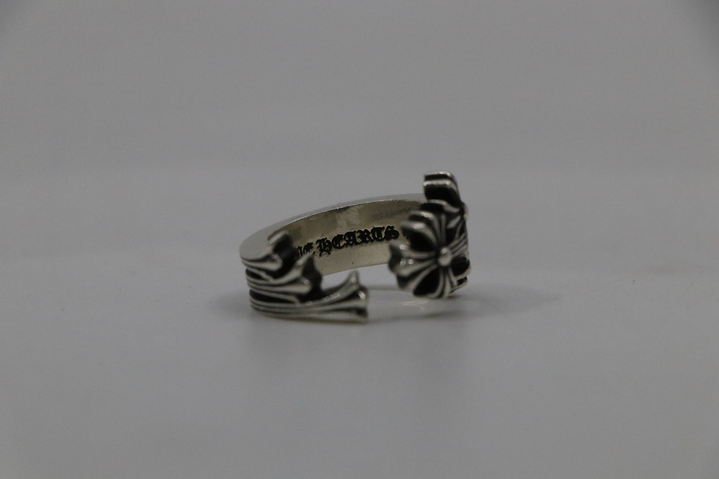 Chrome Hearts Triple Cross Ring Size 8.5