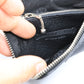 Chrome Hearts Black Leather Cross Patch Silver Scroll Label Zipper Wallet| AVNTGRDNY NYC