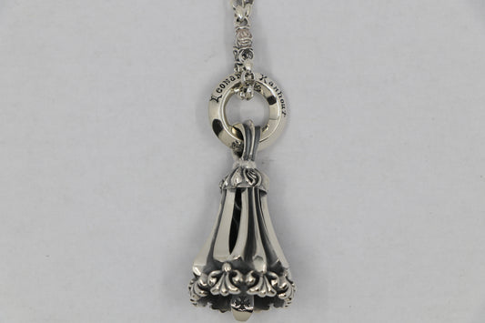 Lone Ones Mating Flight Pendant Chrome Bell Medium .925 Sterling Silver | AVNTGRDNY NYC