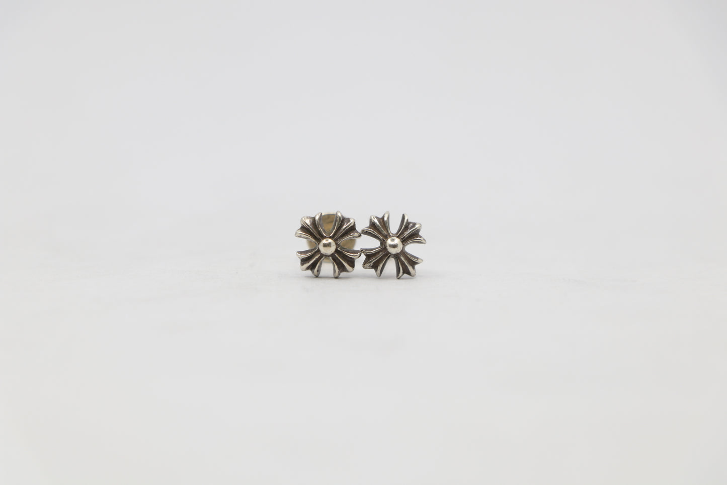 Chrome Hearts CH Plus Stud Earring Silver| AVNTGRDNY NYC