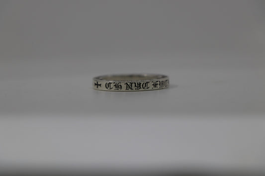 Chrome Hearts 3MM Spacer NYC Fuck You Ring Size 8.5
