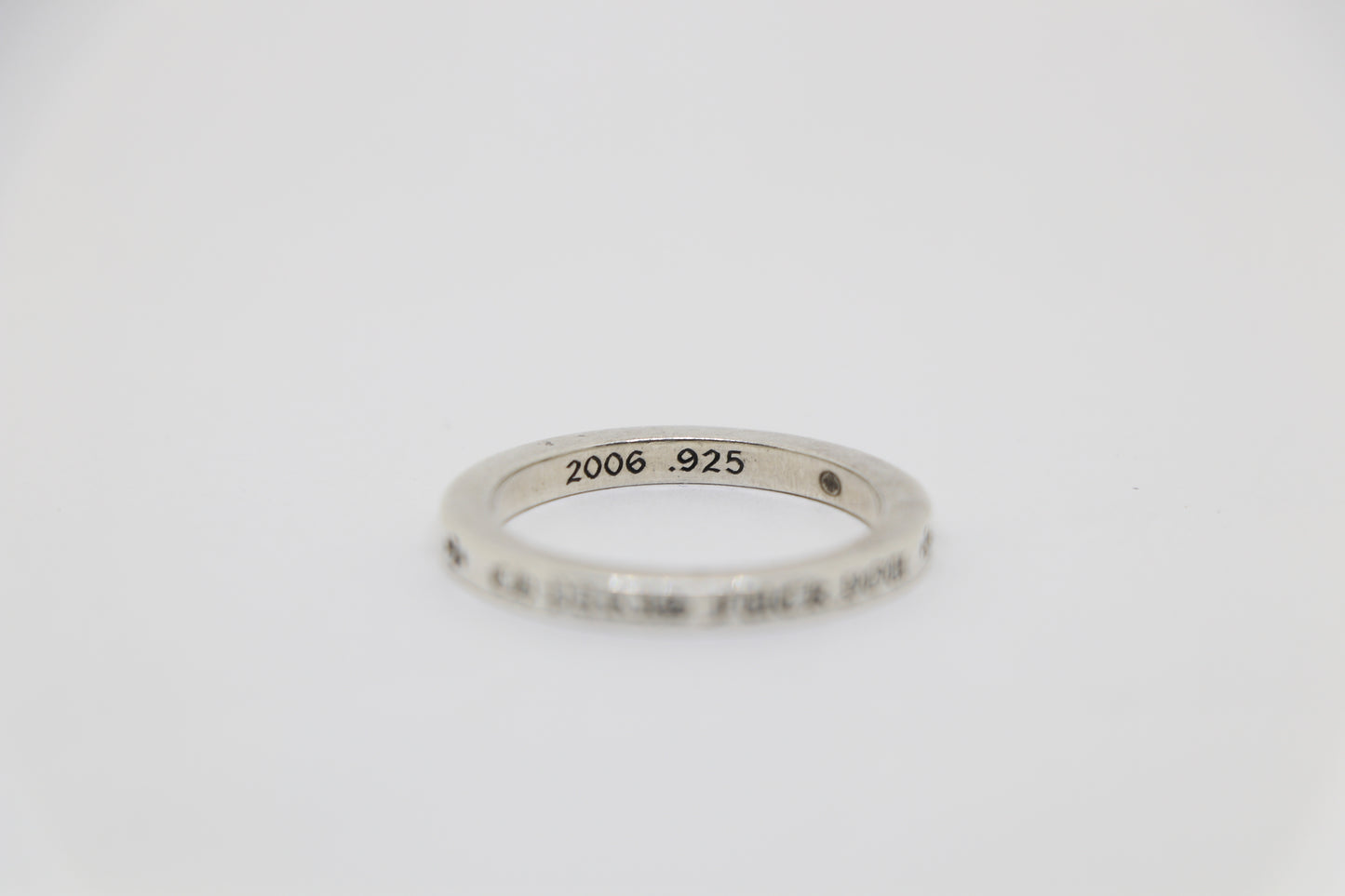 Chrome Hearts 3MM “Paris Fuck You” Spacer Ring Size 12 | AVNTGRDNY NYC