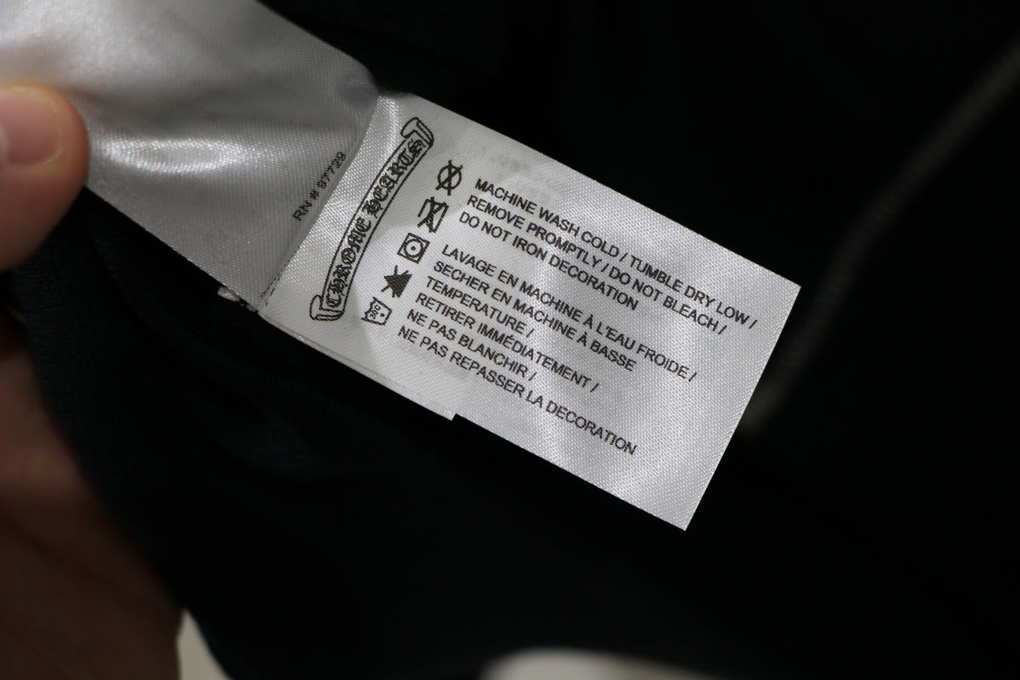 Chrome Hearts Eye Chart Zip Up Hoodie Black Size XL New | AVNTGRDNY NYC