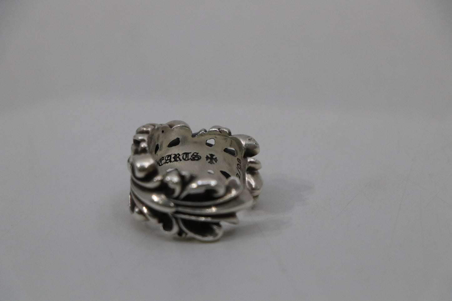 Chrome Hearts Double Floral Ring Size 6 | AVNTGRDNY NYC