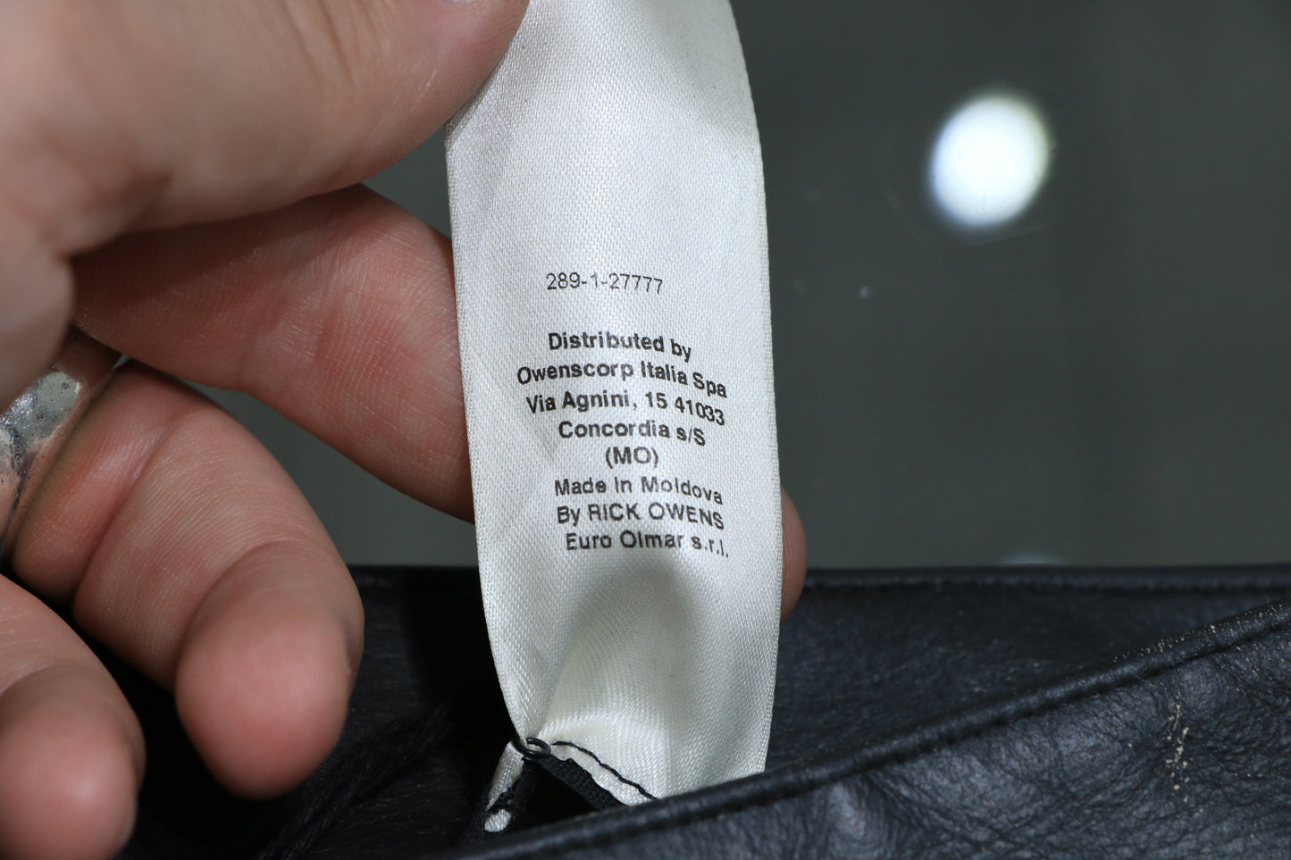 Rick Owens Hollywood Leather Pants Size 54 Black Lamb Leather | AVNTGRDNY NYC