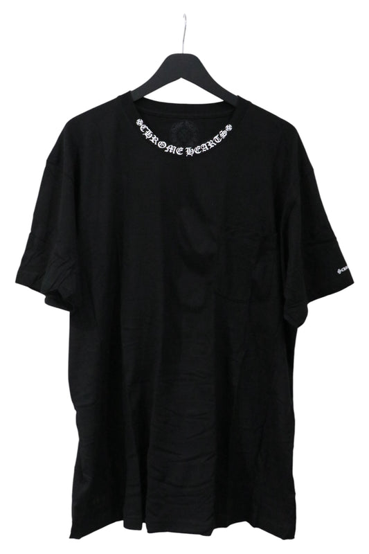 Chrome Hearts Neck Logo Pocket T-Shirt Black Size XXL| AVNTGRDNY NYC