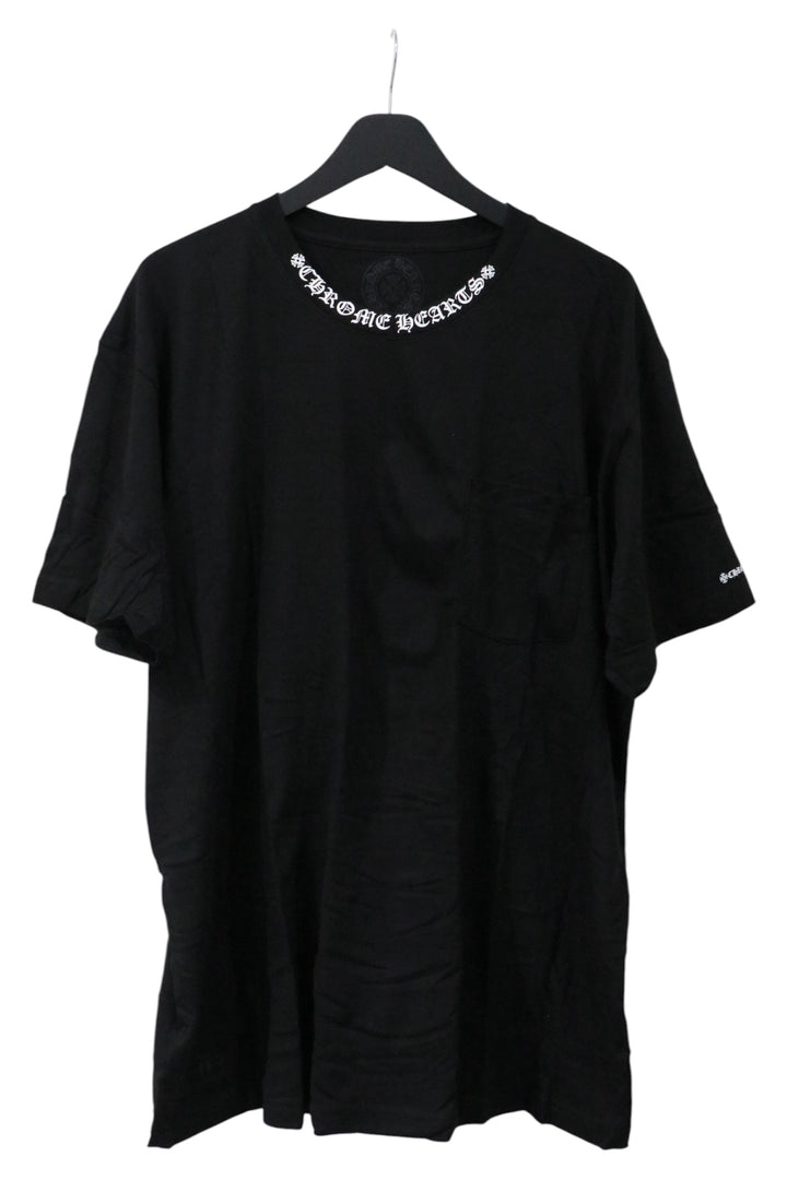 Chrome Hearts Neck Logo Pocket T-Shirt Black Size XXL| AVNTGRDNY NYC