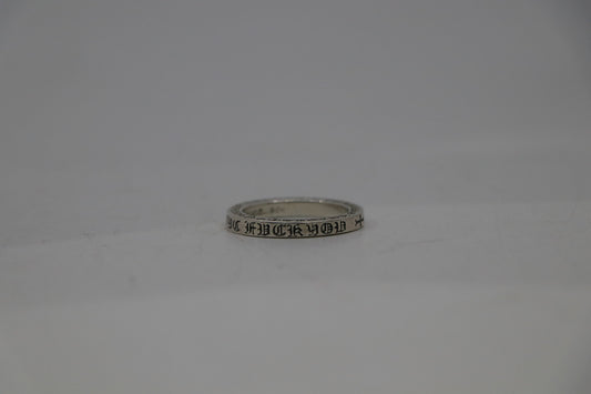 Chrome Hearts 3MM Spacer Ring “NYC Fuck You” Size 10.5