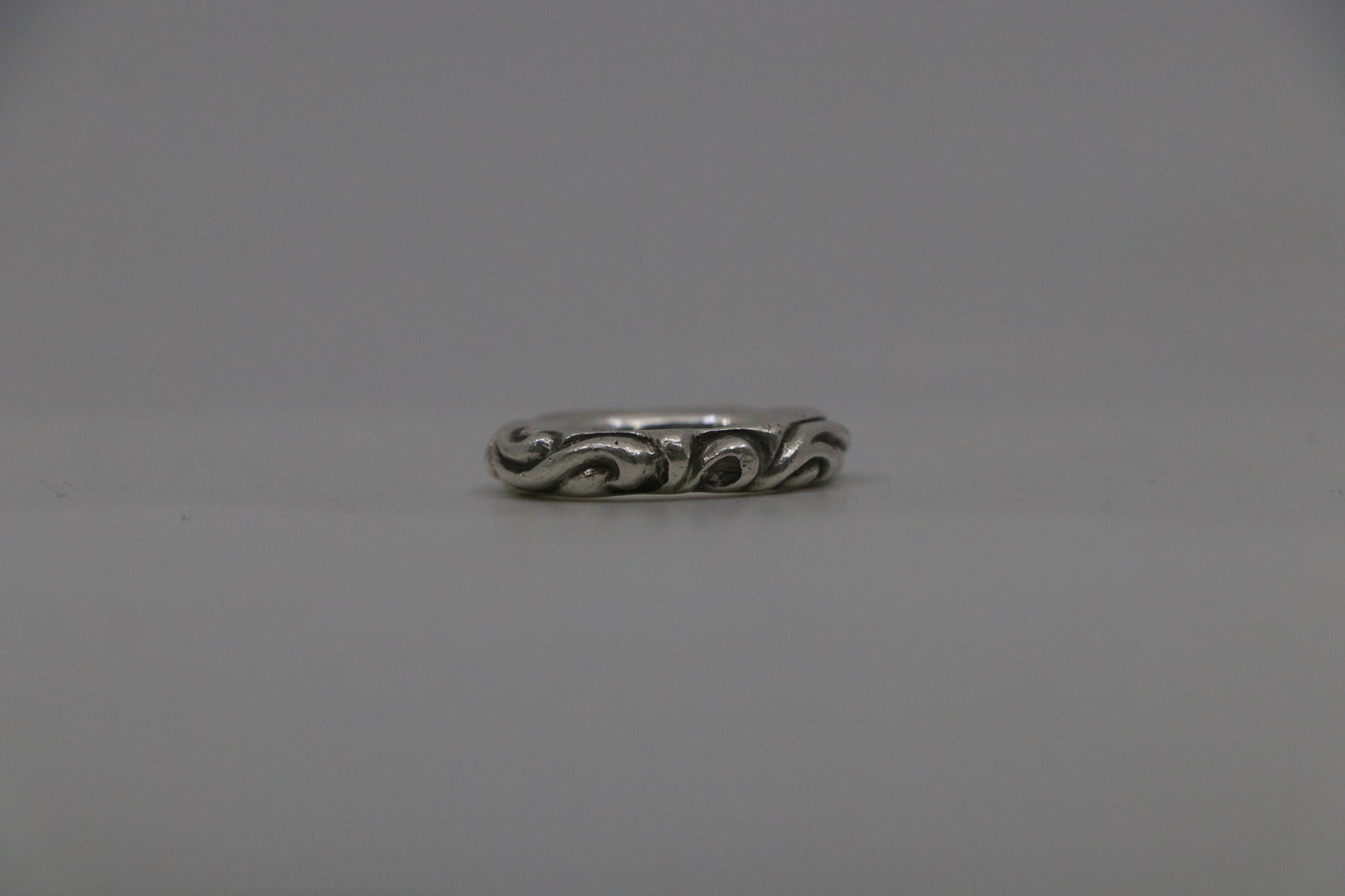 Chrome Hearts Scroll Ring Size 5