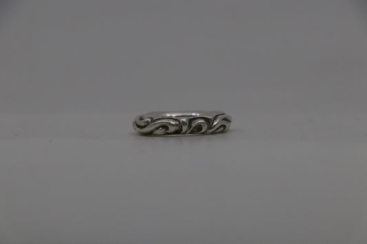 Chrome Hearts Scroll Ring Size 5