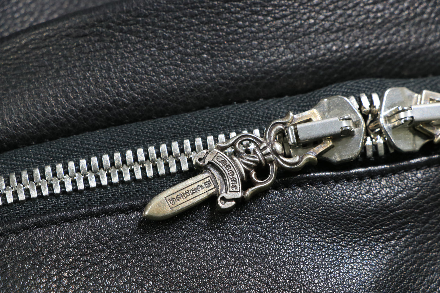 Chrome Hearts 7th Grade Black Leather Backpack Flooded Cross Patch | AVNTGRDNY NYC