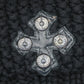 Chrome Hearts 3rd Eye Filigree Cross Beanie Black Leather Patch | AVNTGRDNY NYC