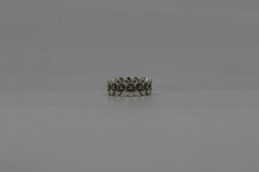 Chrome Hearts Double Pyramid Plus Ring Size 8