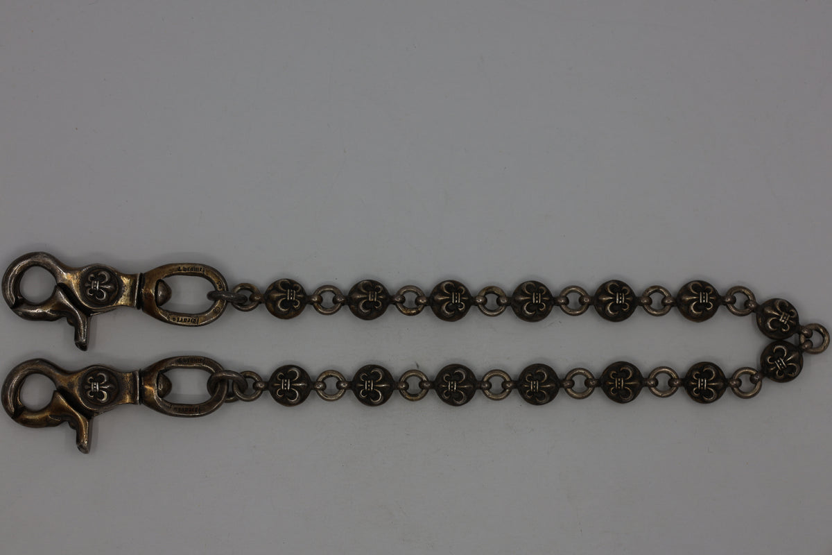 Chrome Hearts Fleur No. 2 Ball Wallet Chain Short Double Lobster Clasp | AVNTGRDNY NYC