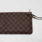 Louis Vuitton Neverfull MM Damier Ebene Rose Ballerine Bag