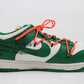 Nike x Off-White Pine Green Dunk Low Size 14