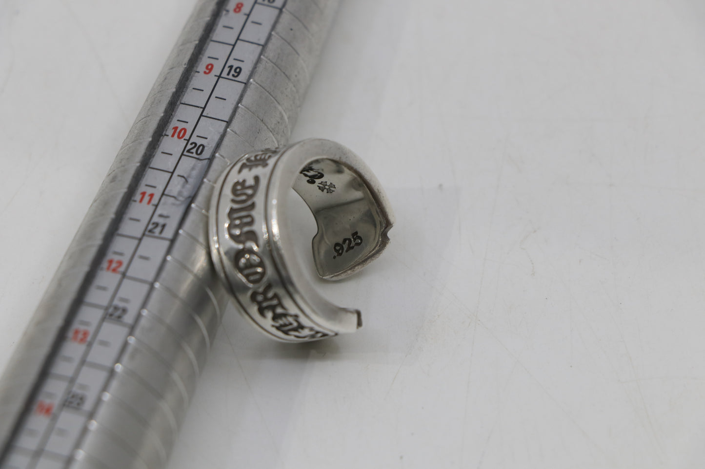 Chrome Hearts Scroll Ring Size 8.5