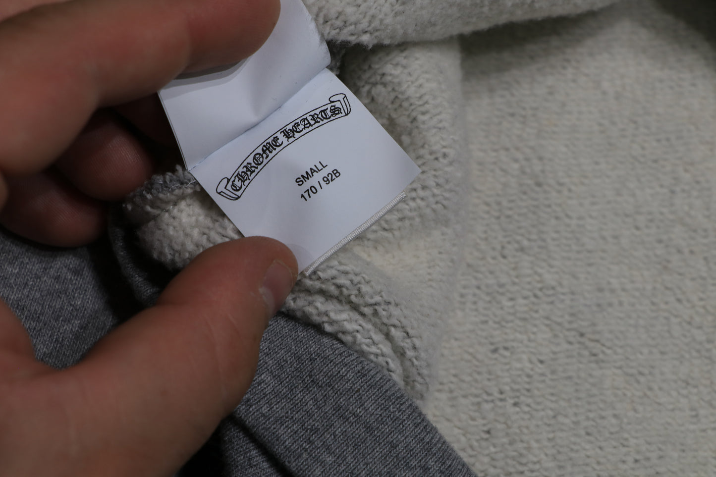 Chrome Hearts Paper Jam Hoodie Grey Size Small| AVNTGRDNY NYC