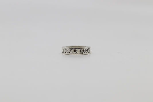 Chrome Hearts Fuck You 6mm Spacer Ring Size 9