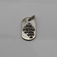 Chrome Hearts Raised Cemetery Dog Tag Pendant .925 Silver | AVNTGRDNY NYC