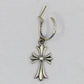 Chrome Hearts Tiny Cross Drop Earring Silver | AVNTGRDNY NYC
