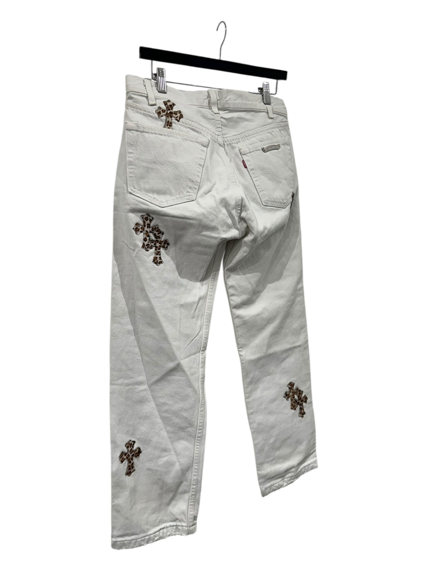 Chrome Hearts Leopard Patch Jeans Size 30