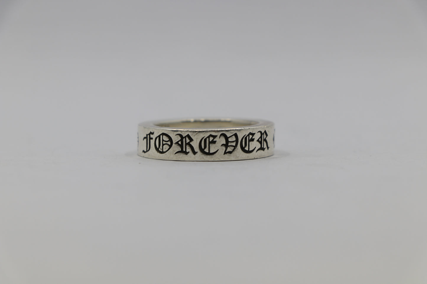Chrome Hearts Forever 6MM Spacer Ring Size 9.5 Sterling Silver Pre-Owned | AVNTGRDNY NYC