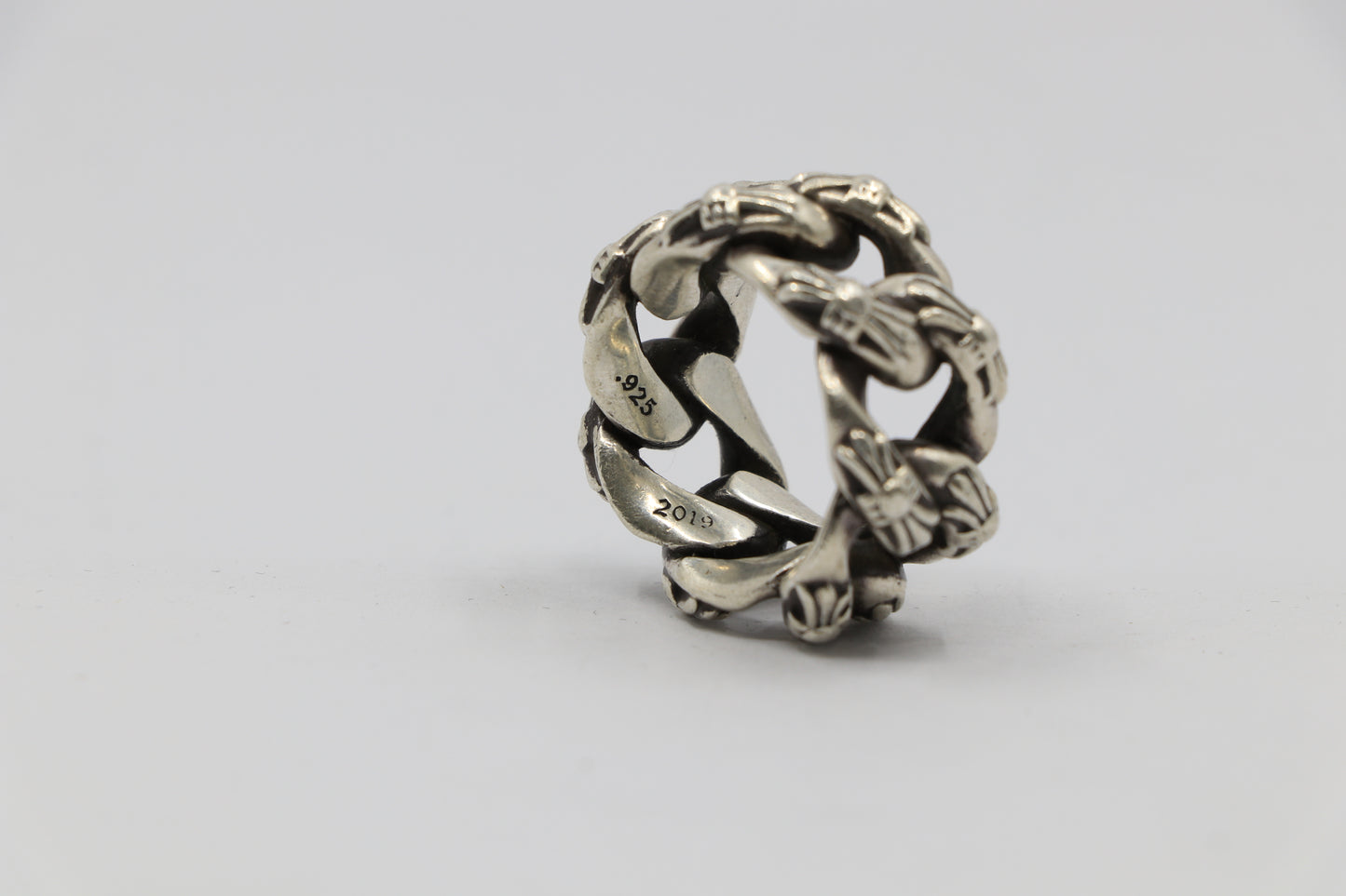 Chrome Hearts Extra Fancy Link Ring Large Size 9| AVNTGRDNY NYC