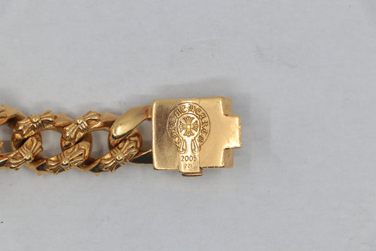Rolex Day-Date on 22K Gold Chrome Hearts Extra Fancy Link Bracelet with Pavé Diamonds | AVNTGRDNY NYC