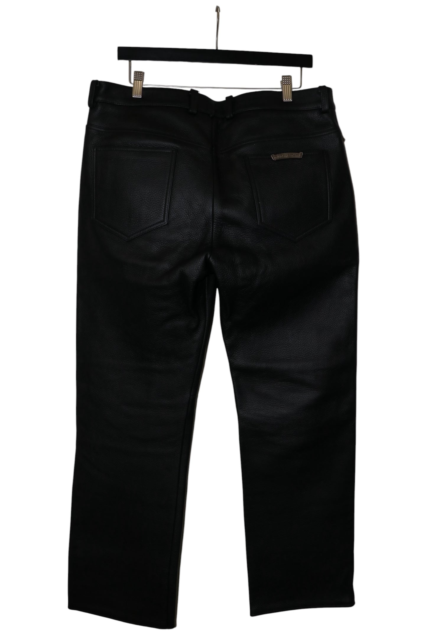 Chrome Hearts Leather Fleur Knee Pants Size 34| AVNTGRDNY NYC