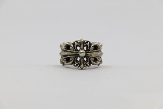 Chrome Hearts Double Floral Ring Size 7| AVNTGRDNY NYC