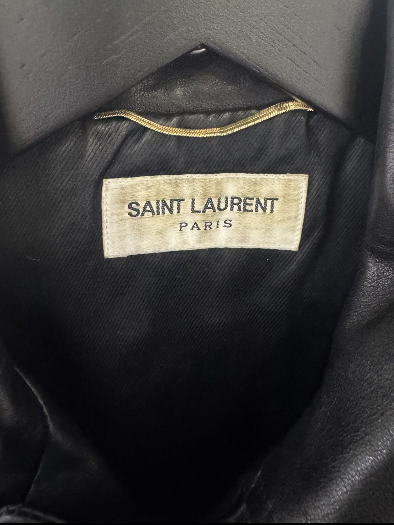 Saint Laurent Paris Leather Jacket Size EU 40 (XXS)