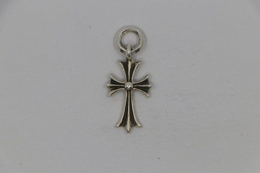 Chrome Hearts Tiny Cross Pendant Sterling Silver| AVNTGRDNY NYC