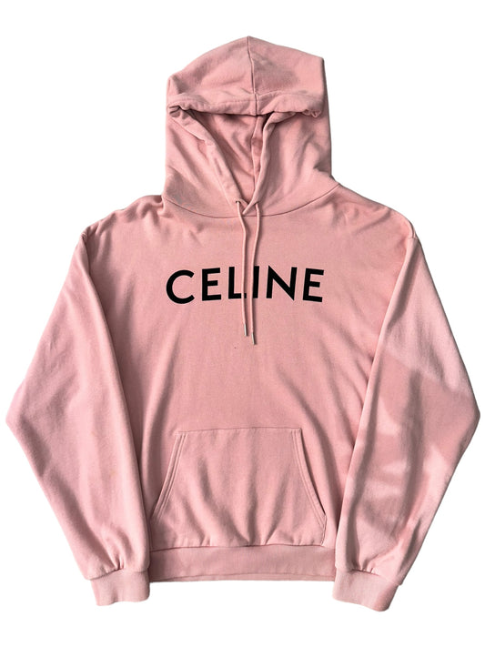 Celine Paris Hoodie Pink Size XXL