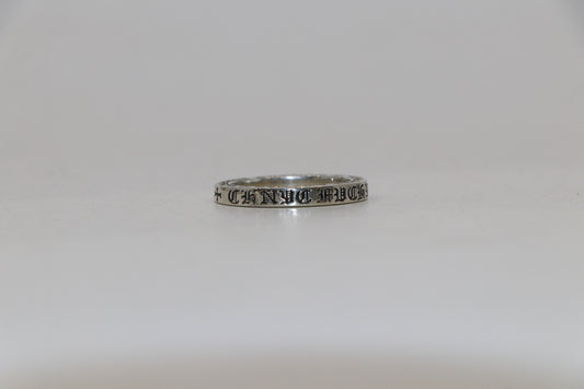 Chrome Hearts NYC Fuck You 3MM Spacer Ring Size 11