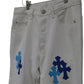 Chrome Hearts St. Barth Exclusive Cross Patch White Jeans Size 30 | AVNTGRDNY NYC