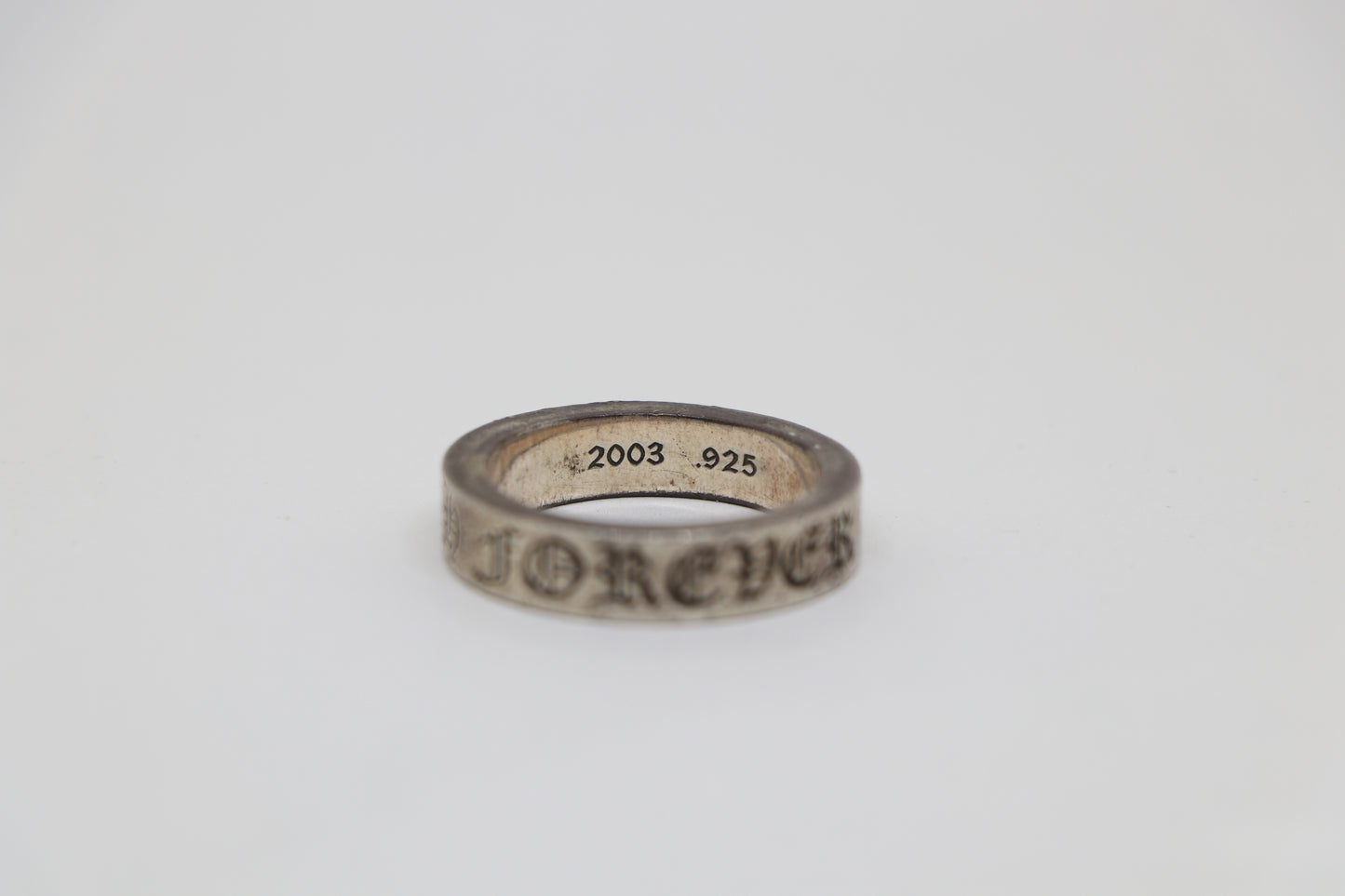 Chrome Hearts 6MM Spacer Ring “Forever” Size 11 Sterling Silver | AVNTGRDNY NYC