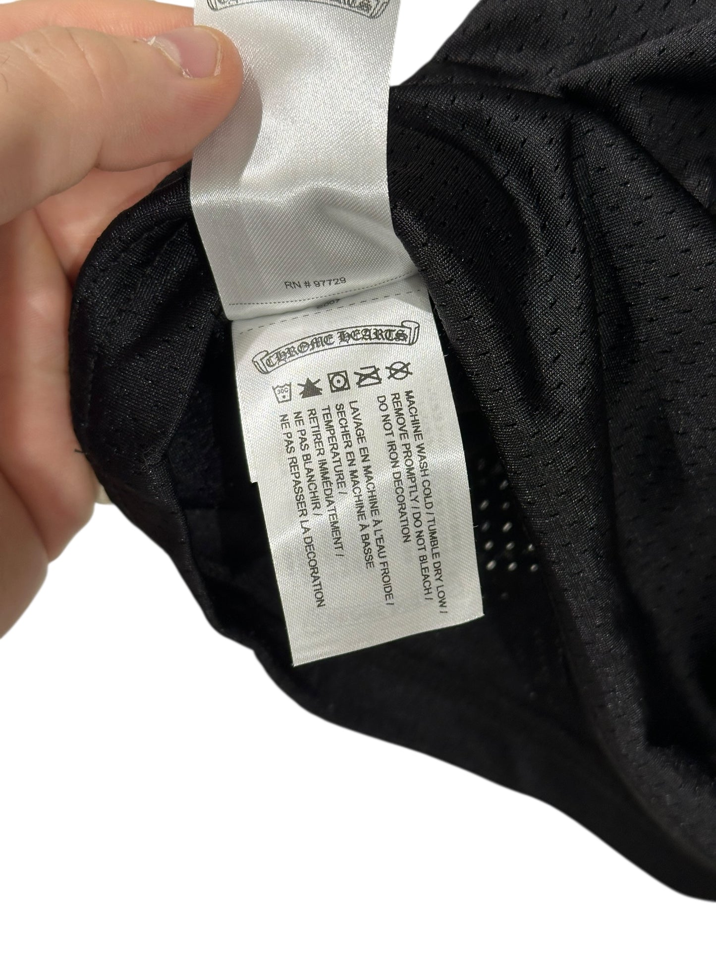 Chrome Hearts Stadium Mesh Jersey Black Size L