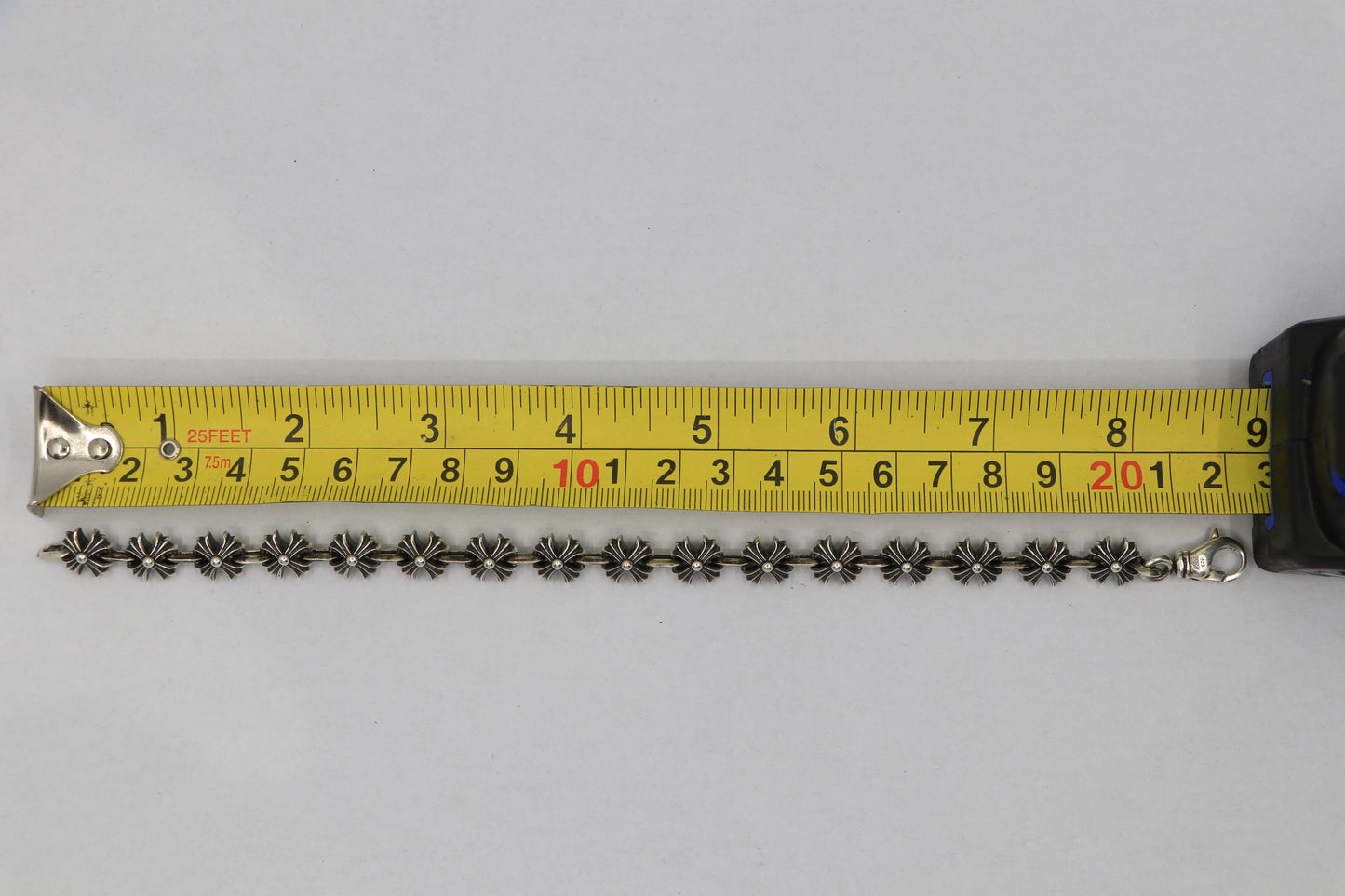 Chrome Hearts X Link Bracelet 16 Links Sterling Silver New | AVNTGRDNY NYC