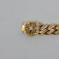 Chrome Hearts 22K Gold CH X Box ID Classic Link Bracelet Pavé Diamonds 20 Link