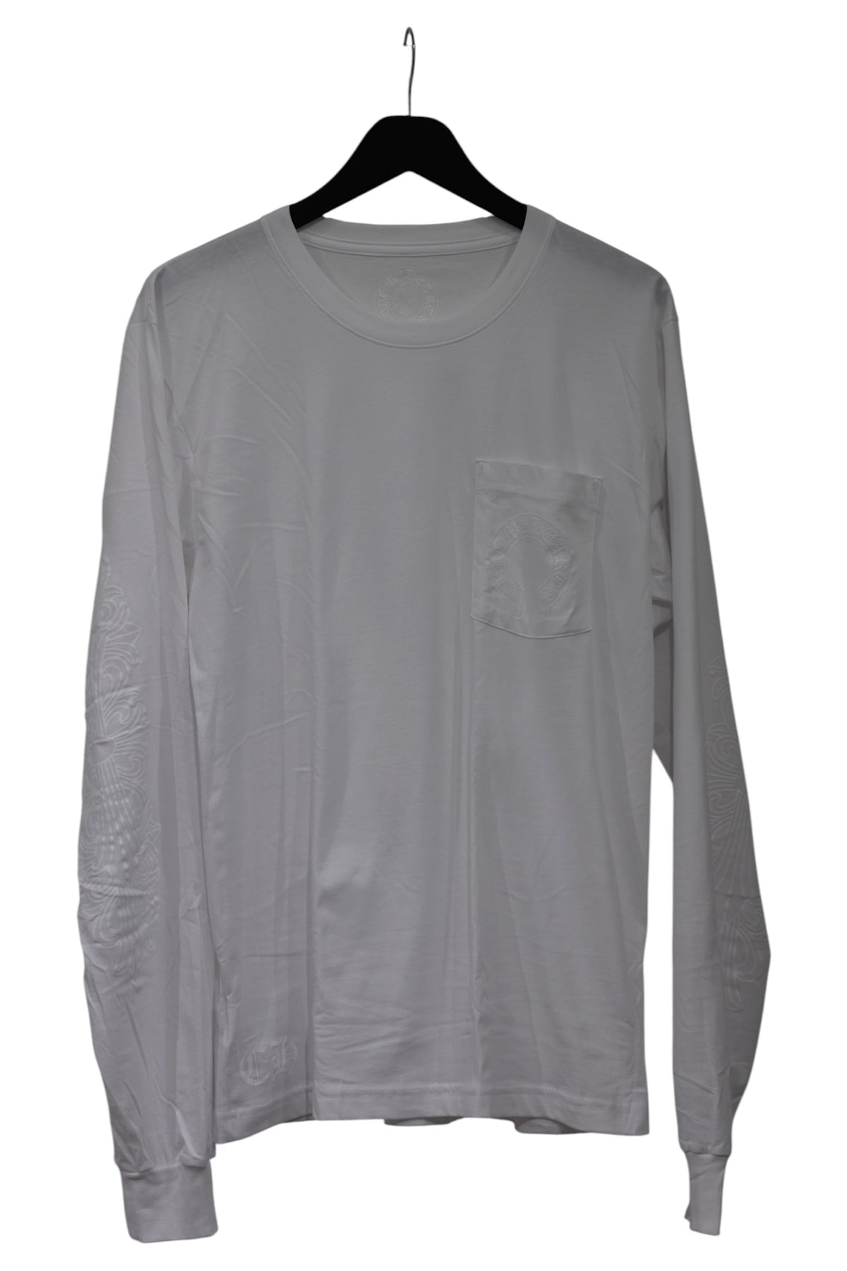 Chrome Hearts Floral Long Sleeve T-Shirt White Size M New | AVNTGRDNY NYC