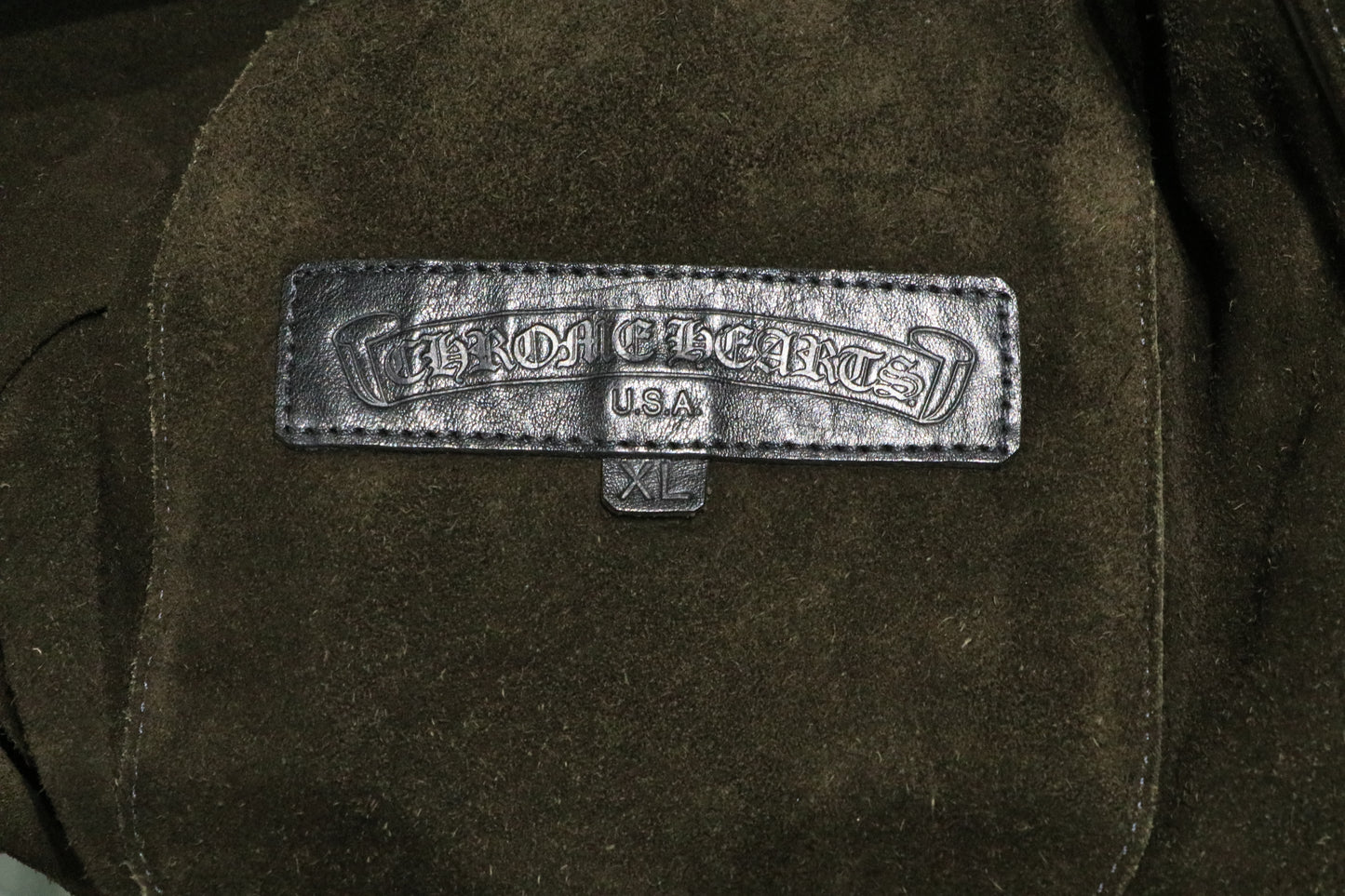 Chrome Hearts Vintage Suede Button Up Jacket Size XL | AVNTGRDNY NYC