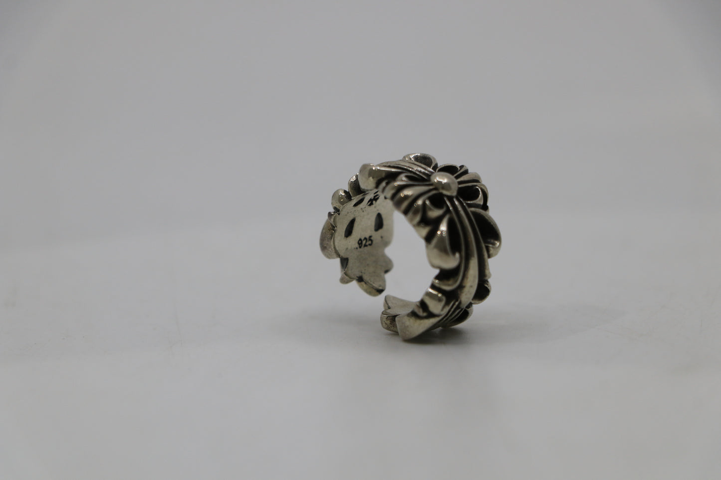 Chrome Hearts Double Floral Ring Size 5